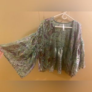 Anthropologie Kimono top